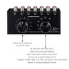 Lrocaoai 2X 6 Input 1 Output Switcher Audio Source Selection