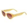 I-SEA Women's Polarized Sunglasses - Suki - Citrus/Brown Gradient Lens