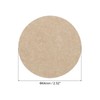 PATIKIL Moka Pot Paper Filters Disposable Round Brown Paper 2.52