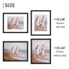 Upsimples 11X14 Picture Frame Set Of 5, Display Pictures 8X10