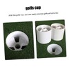 WOONEKY 4pcs Golf Putting Cups Durable Training Hole Cups for