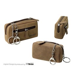 343 Key Pouch, Vintage Natural Brown