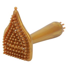 Triangle Meridian Massage Brush, Slimming Triangle Meridian Brush,Triangle Meridian Massage Brush,Exfoliating Strong Magnetic Meridian Brush for Waist Belly