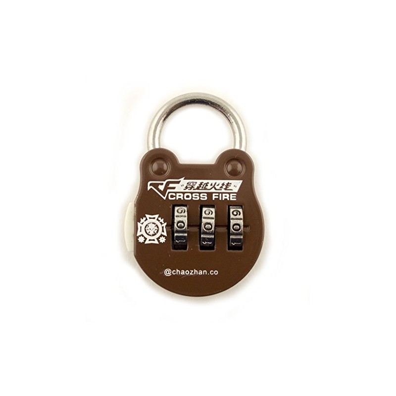 Manga Colourful 3 Digit Combination Padlock for Your School, Home,