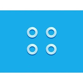 Tamiya 54855-000 Hop-up Options No.1855 OP.1855 φ5.5 x 0.5 mm POM Spacers, 4 Pieces