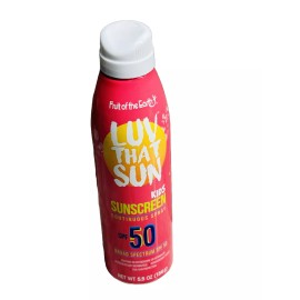 Ultra Fruit Of The Earth LUB That Sun Kids Sunscreen Continuous Spray SPF 50. 5.5floz