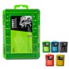 Boxonly Double-Sided Fishing Tackle Storage Box, Small Green Lure Organizer