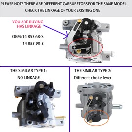 Ferilter XT675 Carburetor for Kohler 149cc Toro 22 Recycler 20371 20378 20377 Lawn Mower 14 853 68-S Carburetor for Kohler XT675 XT650 6.5hp 6.75hp Engine Tune up Kit