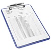 Wedo 576603 A4 Clipboard in with Pen Holder - Blue