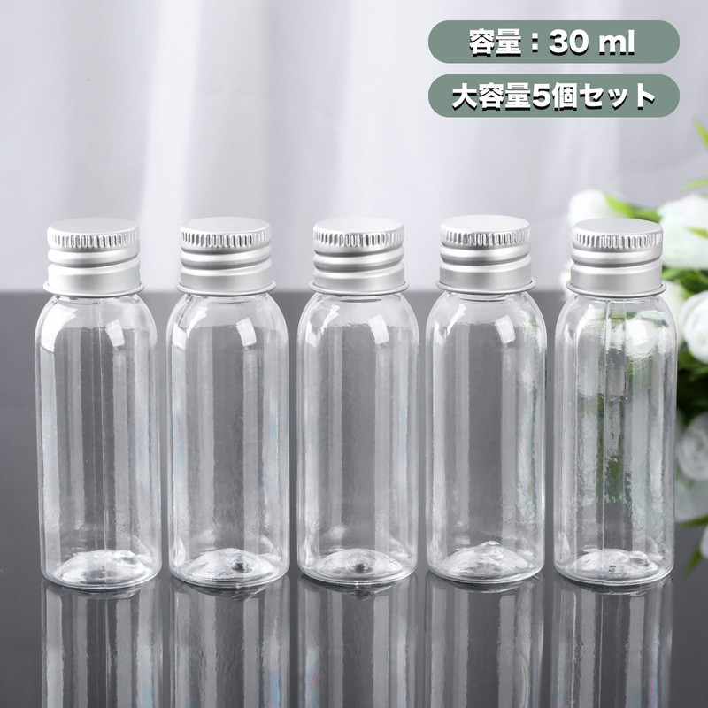 Cosmetic Refill Bottle, 1.0 fl oz (30 ml), Divided Container,