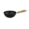 Dexam 12108508 Non Stick Carbon Steel Wok with Wood handle
