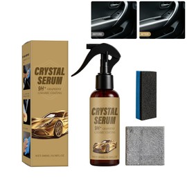 Crystal Serum 9H+ Graphene Ceramic Coating Spray for Cars, High Gloss Finish, 10.58 Fl Oz (1PCS)