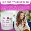Organic Milk Thistle Tea Bags, 40 Teabags, 3g/Bag - Supports