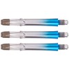 L-Style L-Shaft Lock Straight Twotone - Black Clear Blue, fls1212