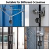 SharkByte Combination Long Padlock [2.6" Long Shackle] 4 Dial Heavy