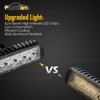 Partsam 6" LED Light Bar White 36W 6500K Super Bright