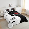 Feelyou Valentine's Day Bedding Set King Size His and Hers