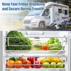 ChimimeDecor 2Pcs RV Refrigerator Tension Rods 12.44-22.48 Inches RV Refrigerator