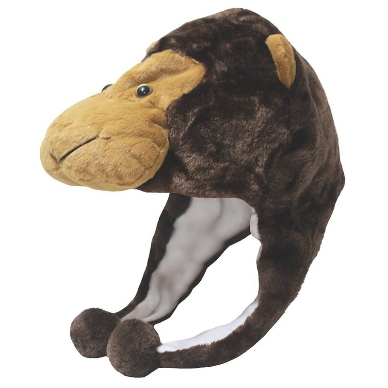 Petitebella Unisex Party Hats (Monkey, One Size)