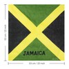 Basic Sense Jamaica Flag Bandana, Cotton Carnival Biker Bandanna, Headwear,