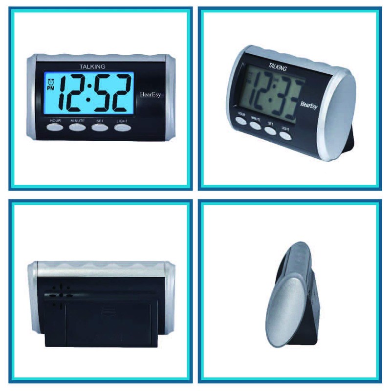 HearEsy Talking alarm clock for Visually Impaired - Large Numbers