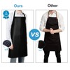 Gotega Waterproof Rubber Vinyl Apron 40 Inch Heavy Duty Chemical