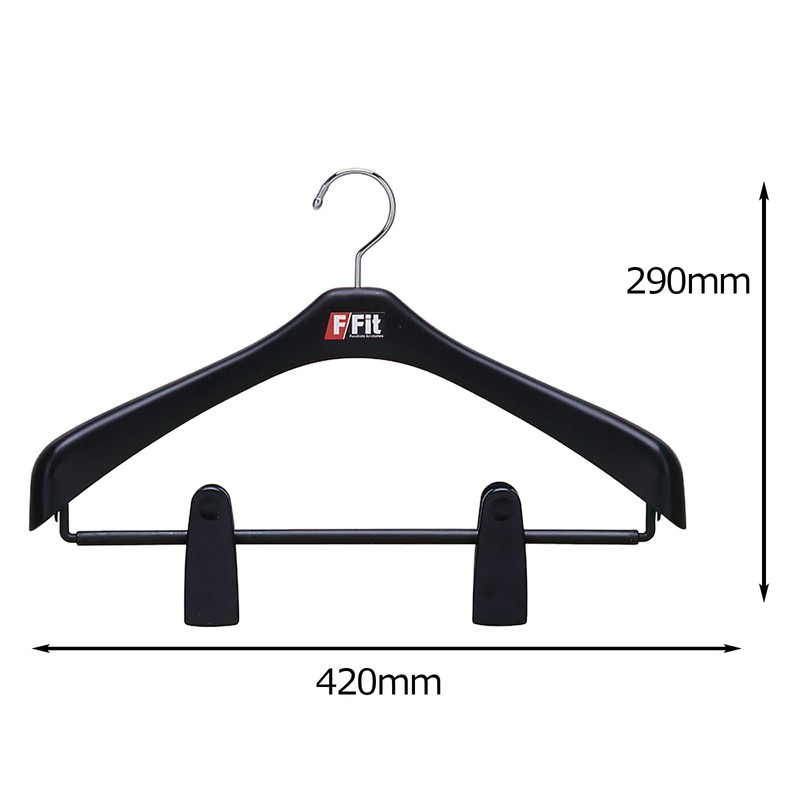 Shinko Hanger Jacket Big Clip 42 "F-Fit" Black