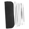 Baluue 1set Portable Blackhead Removal Tool Kit Comedone Extractor for