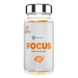 Suplemento Natural Focus 90 Cápsulas Para La Concentración                                                                                            