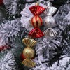 TOYANDONA Pack of 5 Christmas Tree Pendants Candy Shape Christmas