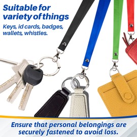 MAQIHAN Lanyard - 7PACK Lanyards for id Badges, Badge Holder, Lanyards for Keys, Badge Lanyard, id Lanyard, Key Lanyard, Bulk Lanyards, Lanyards for Cruise Ship Cards, Lanyard String id Badge Lanyard