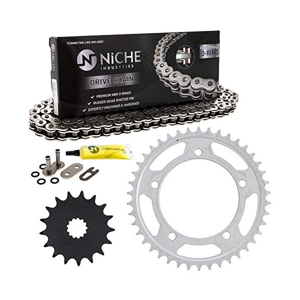 NICHE Drive Sprocket Chain Combo for Suzuki GSXR1000 GSXR750 Front
