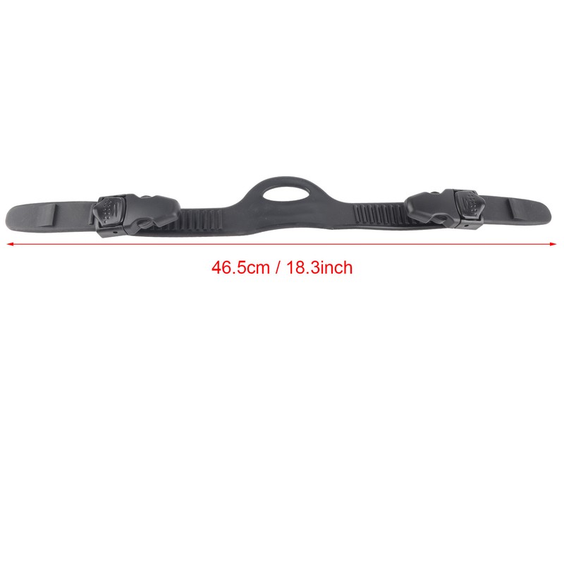 1Pair Diving Adjustable Scuba Diving Fins Straps Accessory (L)