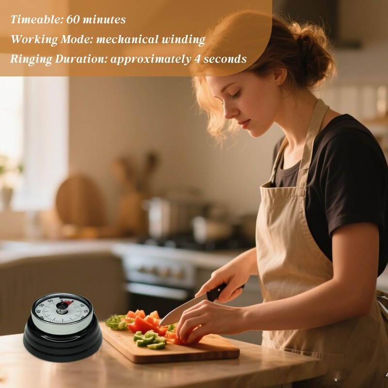 Kitchen Timer for Cooking,Chef Cooking Timer Clock with Loud Alarm,