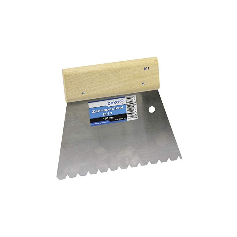 Beko beko 2004180 Toothed Trowel B11 180 mm