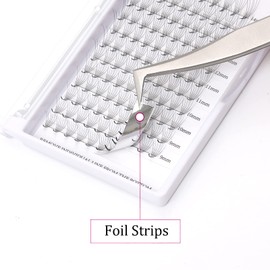 Volume Eyelash Extensions 6D 0.07 D Curl 8-14mm Mixed Tray Premade Lash Fans Volume Fans 0.07 0.10 C D Curl 8-20mm Available (6D-0.07-D, 8-14mm Mix)