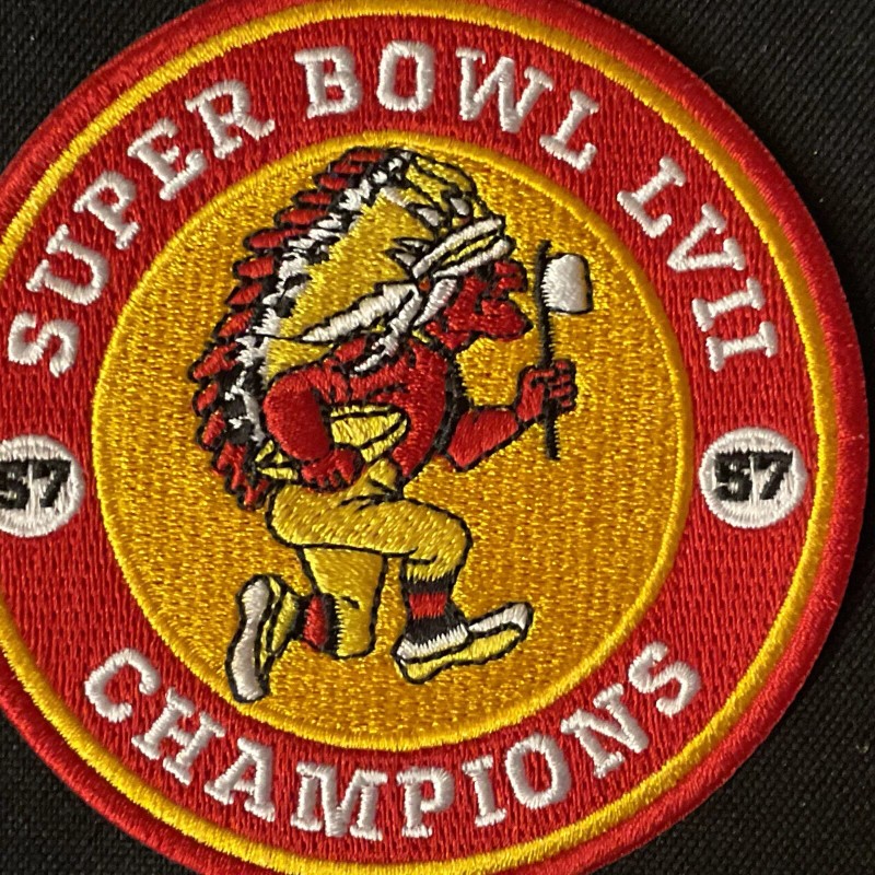 Kansas City Chiefs Super Bowl 57 embroidered iron on PATCH