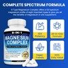Magnesium Complex for Women and Men, Magnesium Supplement 8 Elemental