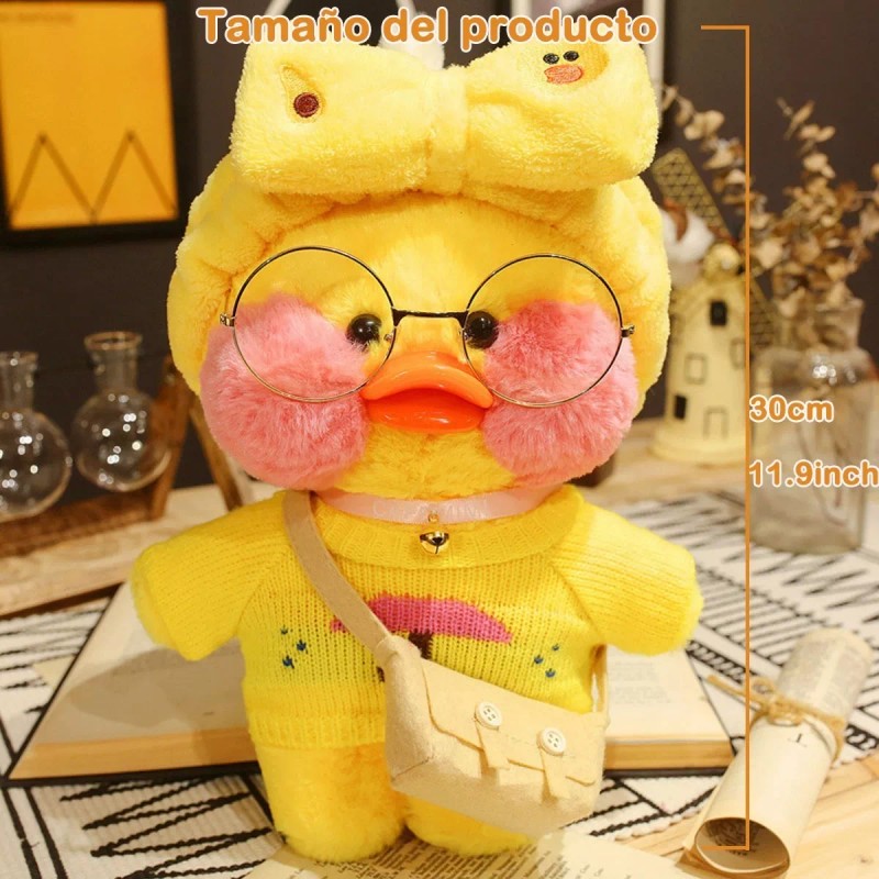 Wskik Patito De Peluche Juguete Con Complementos De Vestir 30cm