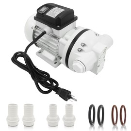 AC 110V DEF Fluid Transfer Pump, Diaphragm Self Priming Electric Water Pump for DEF, Oil, Water & Irrigation, DEF Fluid Transfer Pump Compatible with U.S. Plug, 400W, 10.6 GPM, 36ft Lift