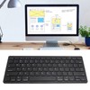 78 Keys Wireless Keyboard with Silent Buttons Ultra Slim Bluetooth