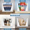 Sorbus 3 Pack Folding Closet Shelf Organizer for Clothes -