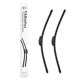 TXDinfoz Professional Windshield Wiper Blades Natural Rubber 26" + 16" Replacement for Toyota Corolla 2009+, RAV4 2013+, Ford Ranger 2019+, Honda CR-V 2007+, Accord 2018+, Odyssey