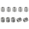 PATIKIL 10pcs M8*1.25 Male M4*0.7 Female Thread Adapter Sleeve Reducer