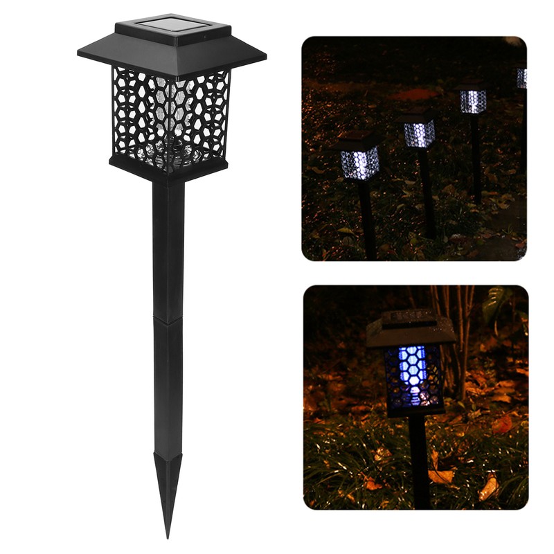 Solar Powered Light Waterproof Mosquito Killer Lamp for Courtyard Garden