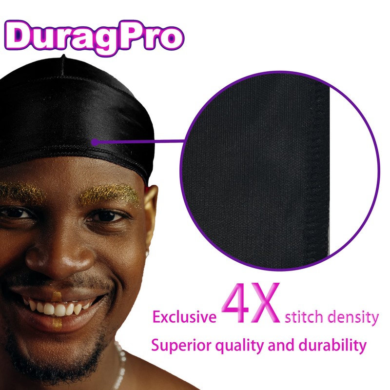 DuragPro - Trapo de seda para hombres y mujeres, satén