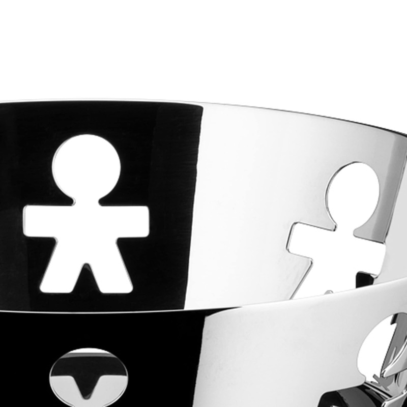 A di Alessi Girotondo Pierced Basket, (AKK03)