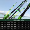 Fiblink Catfish Fishing Rods 10' Green Catfish Rod 2 Piece
