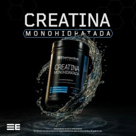 Creatina Monohidratada Elemental 450g 90 Porciones Sin Sabor Sin Sabor                                                                                