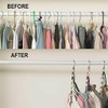 MAXPERKX Metal Magic Hanger Space Saver Saving Hangers Coat Closet